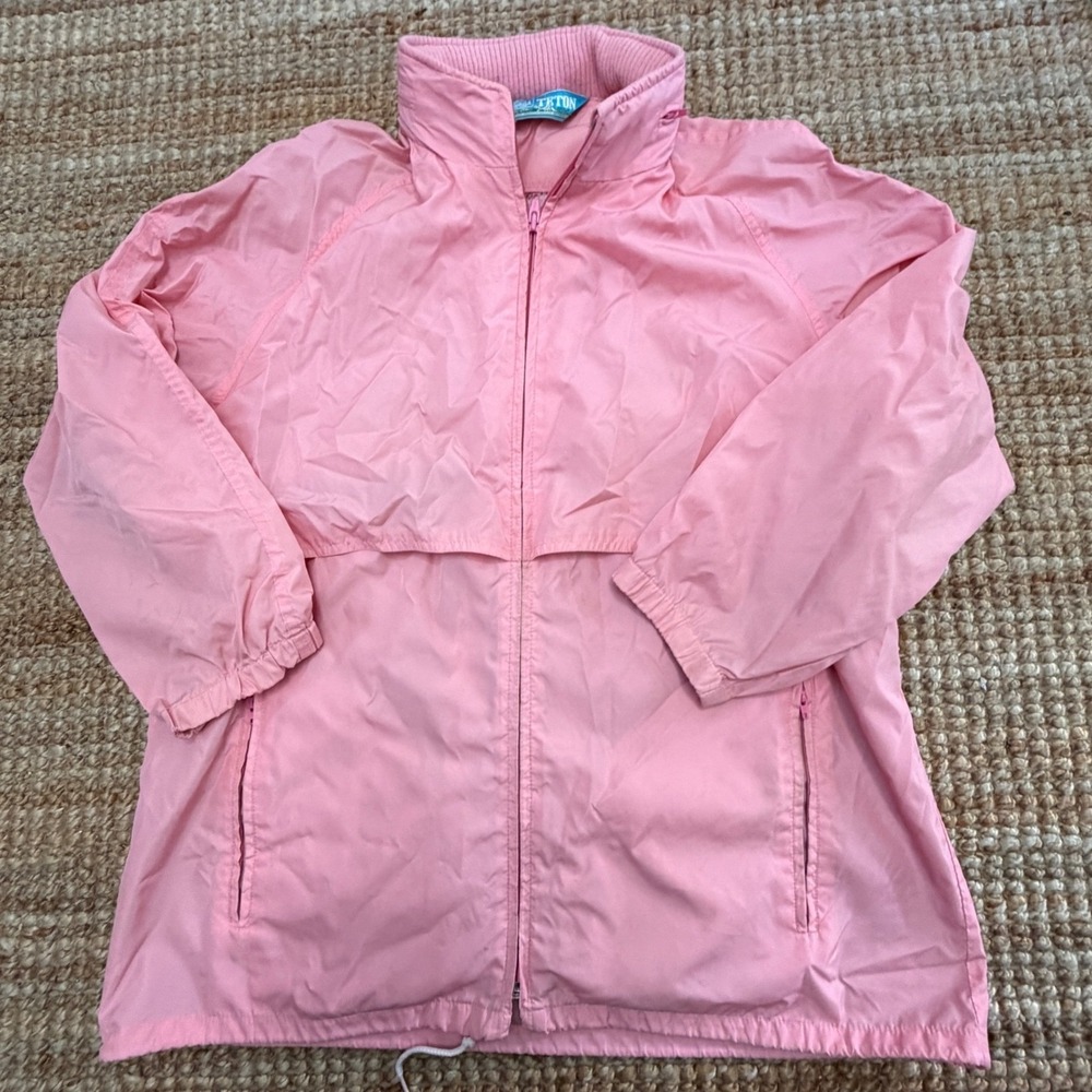 Woolrich Teton Pink Windbreaker Jacket High Performance Apparel Women's Size M